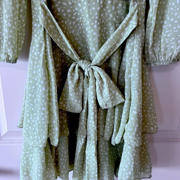 Forever 21 Mint Green Patterned Dress - Picture 8 of 8